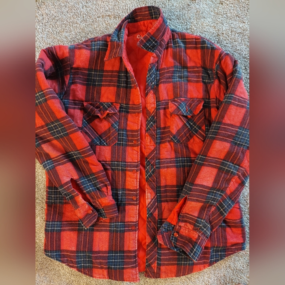 Vintage Coleman Plaid Flannel Shirt